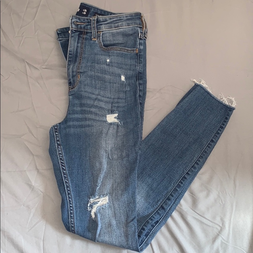 Hollister ripped pants